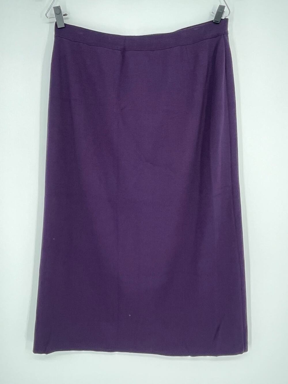 Gispa Donna Italy Knit Sweater Skirt Womens 2X Purple Wool Blend Long Maxi NEW